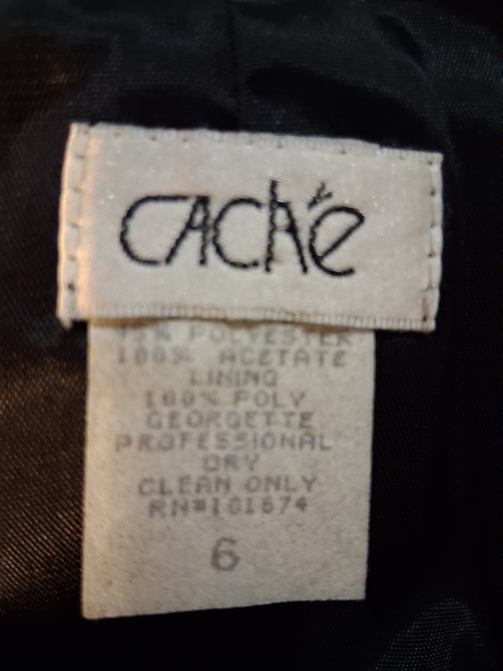 Cache Black Velvet & Sheer Asymmetrical Slip Dress - Picture 8 of 8